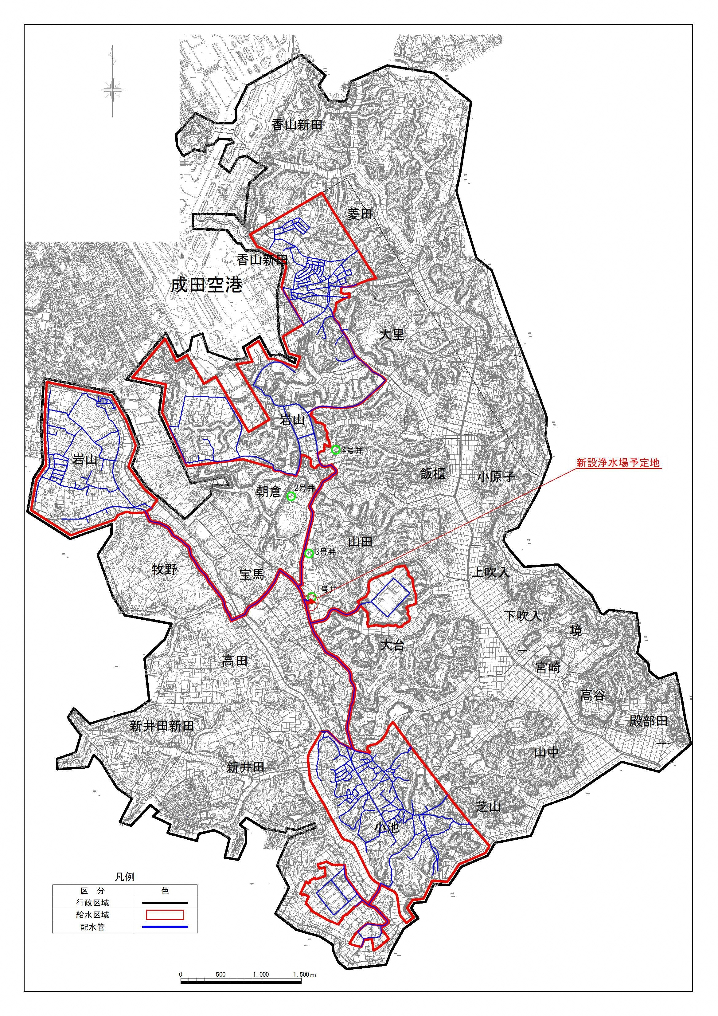 給水区域図