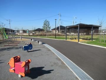 美空台地区にある公園の写真です。